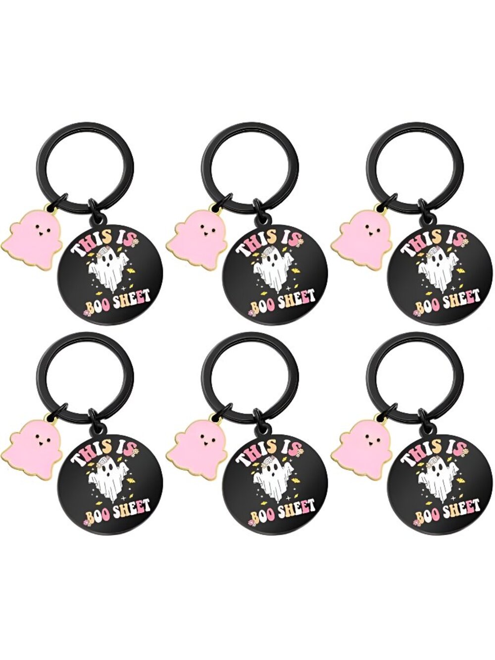 6Pcs Bulk Spooky Basket Stuffers Halloween for Women Decor Accessories Merch